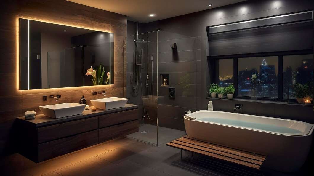 Modern Master Bathroom