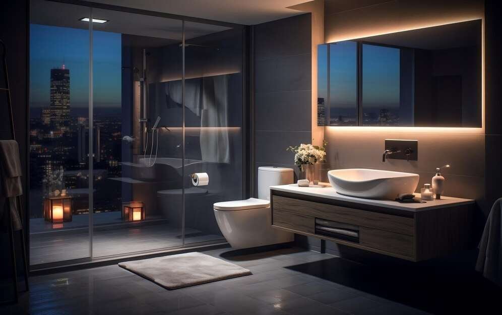 Modern Master Bathroom