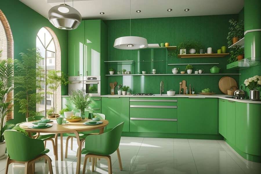 Green Kitchen Ideas