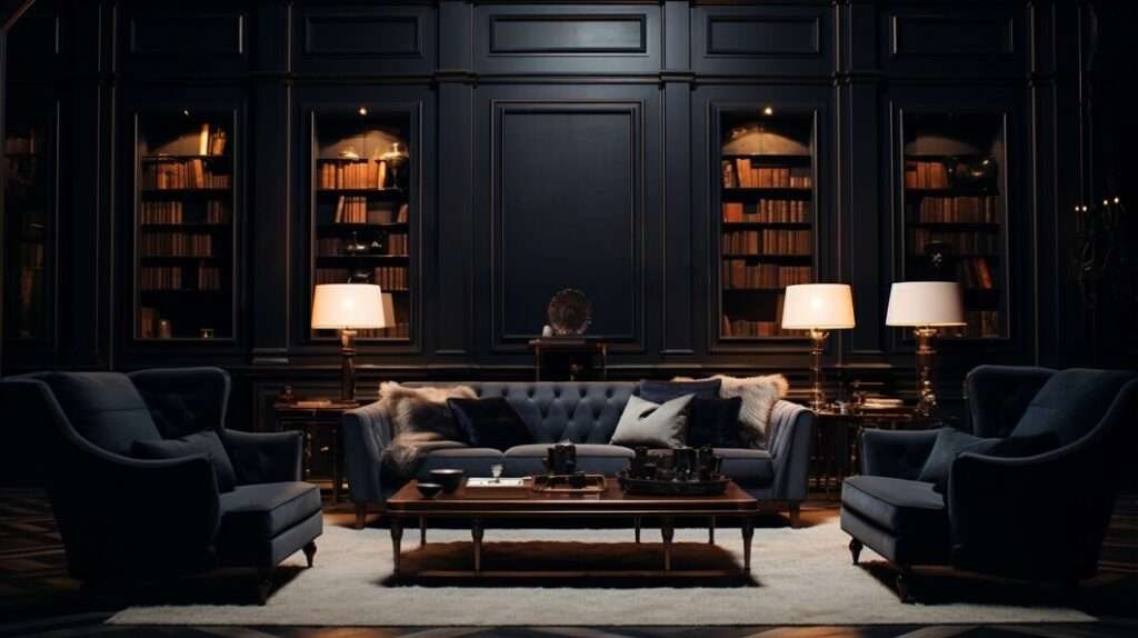 Black Living Room