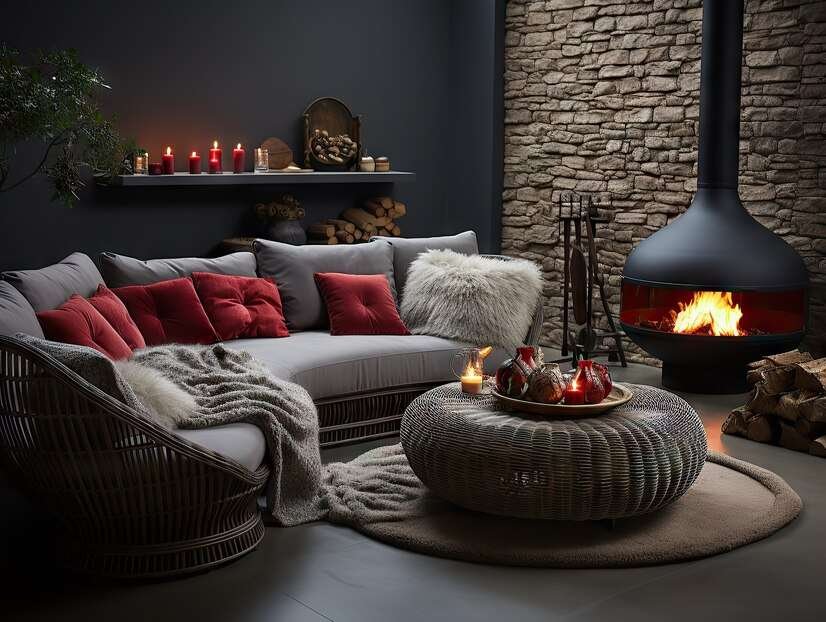 Gas Fireplace for Living Room