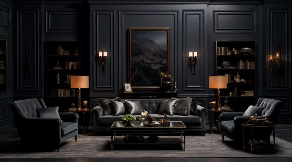 Black Living Room